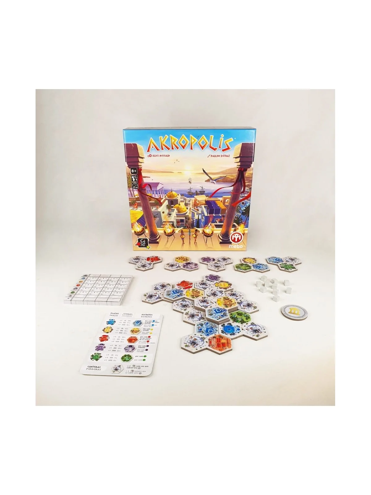 Akropolis de Mebo Games en Juegos de Tablero | La Cueva Roja