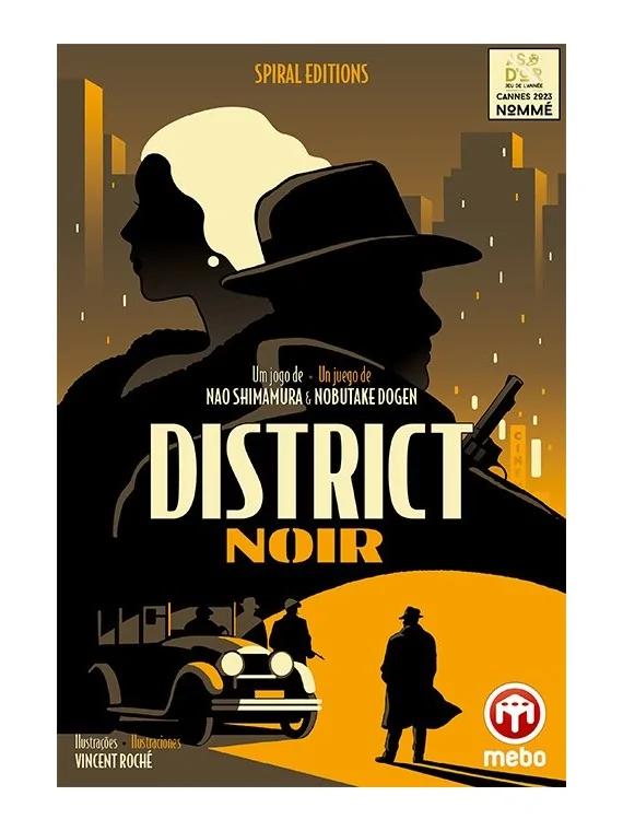 District Noir de Mebo Games en Juegos de Tablero | La Cueva Roja