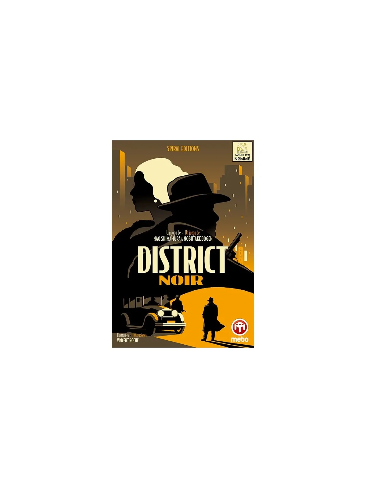 District Noir de Mebo Games en Juegos de Tablero | La Cueva Roja