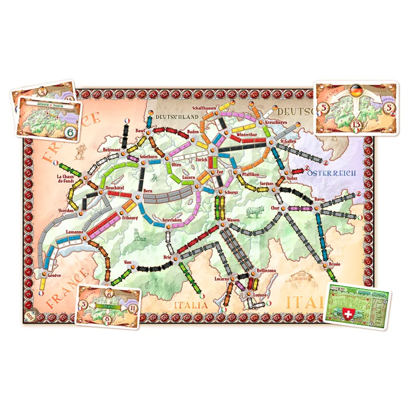 ¡Aventureros al Tren! India (+ Suiza) de Asmodee en Juegos de Tablero | La Cueva Roja