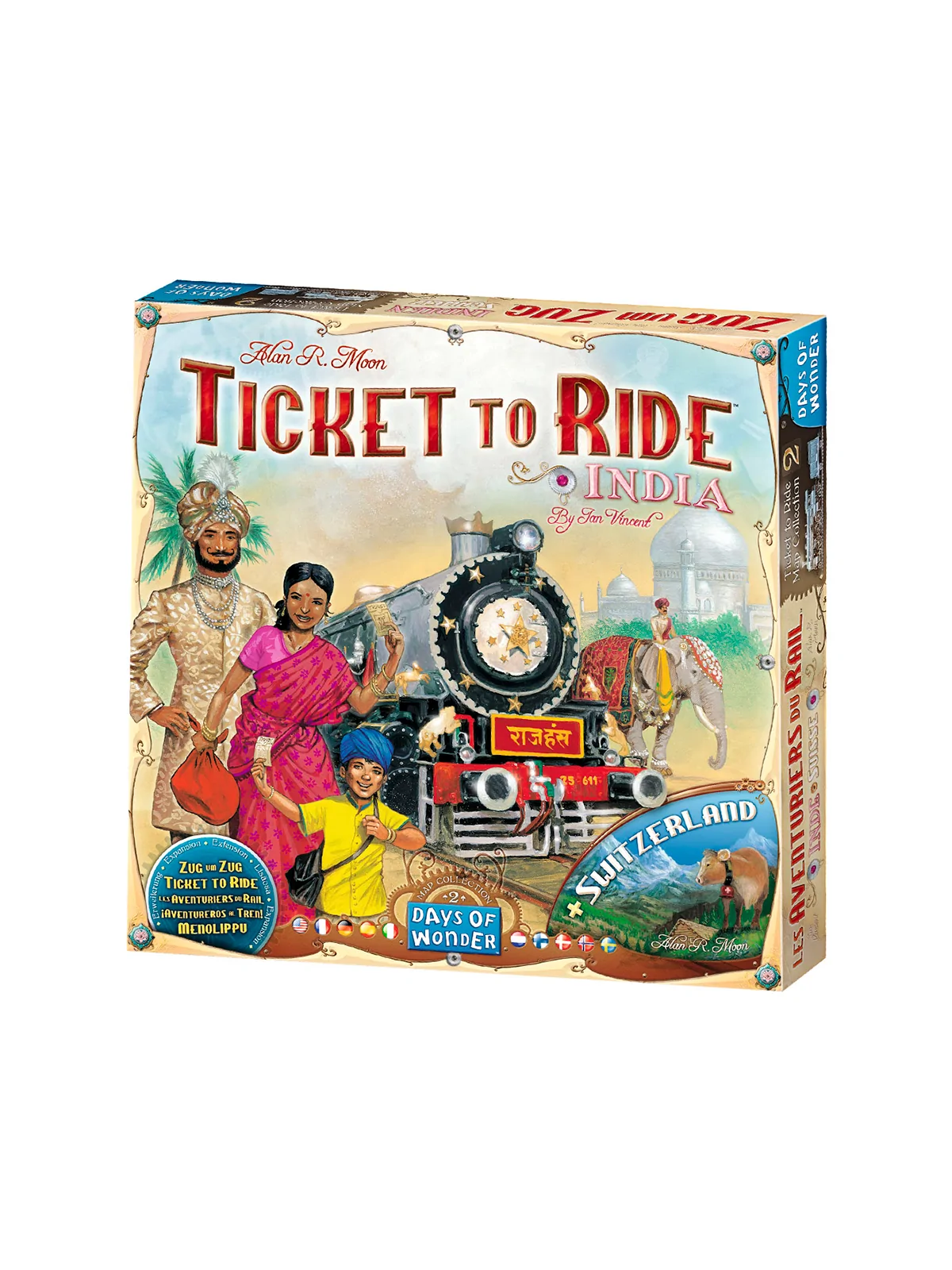 ¡Aventureros al Tren! India (+ Suiza) de Asmodee en Juegos de Tablero | La Cueva Roja