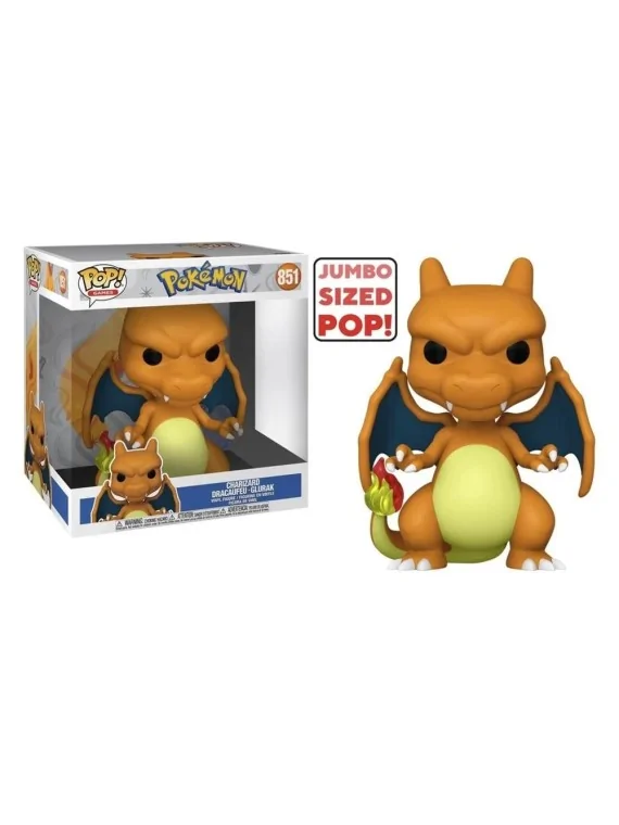 Funko POP! Pokemon Charizard Jumbo (851) de Funko en Funko Pop | La Cueva Roja