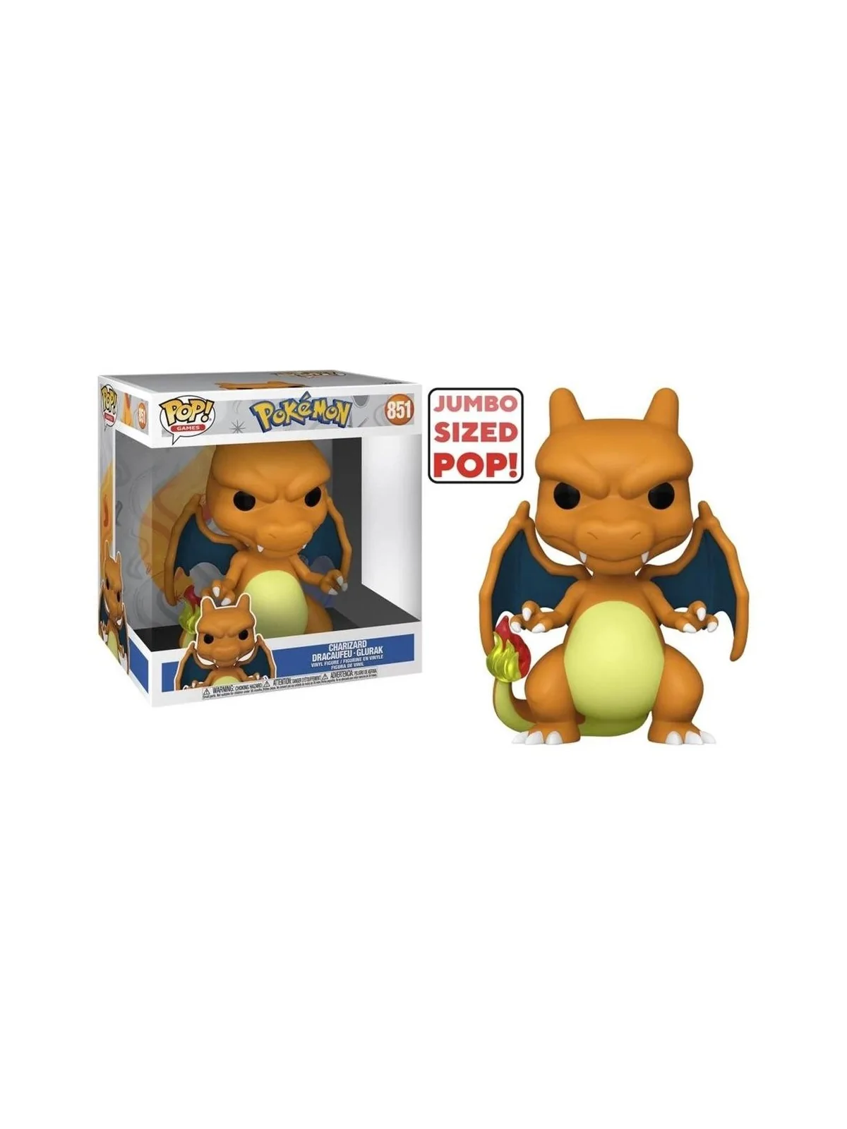 Funko POP! Pokemon Charizard Jumbo (851) de Funko en Funko Pop | La Cueva Roja