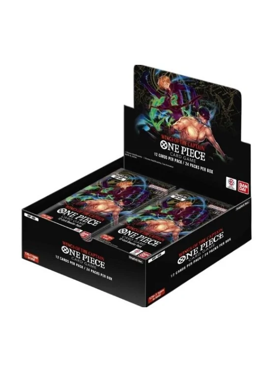 OPCG: Wings of the Captain Booster Box OP06 (24) EN de Bandai en One Piece Card Game | La Cueva Roja
