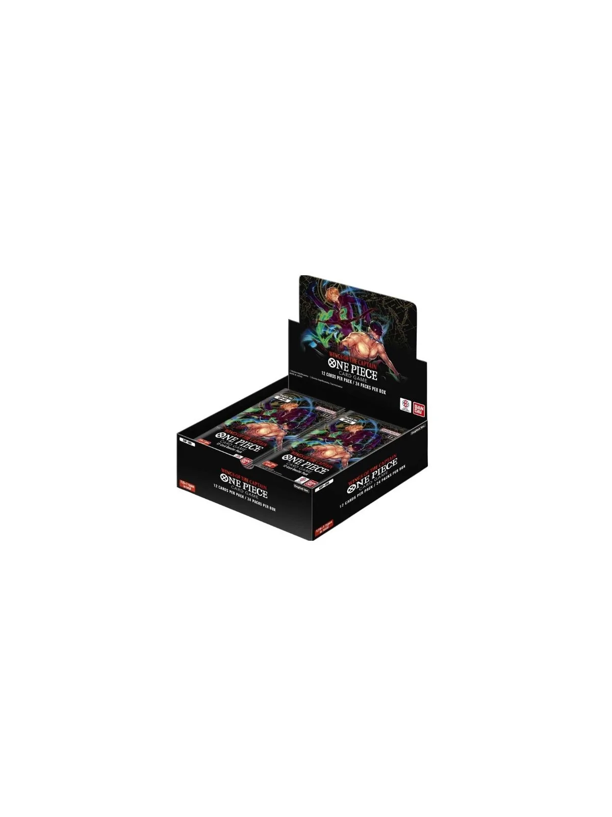 OPCG: Wings of the Captain Booster Box OP06 (24) EN de Bandai en One Piece Card Game | La Cueva Roja