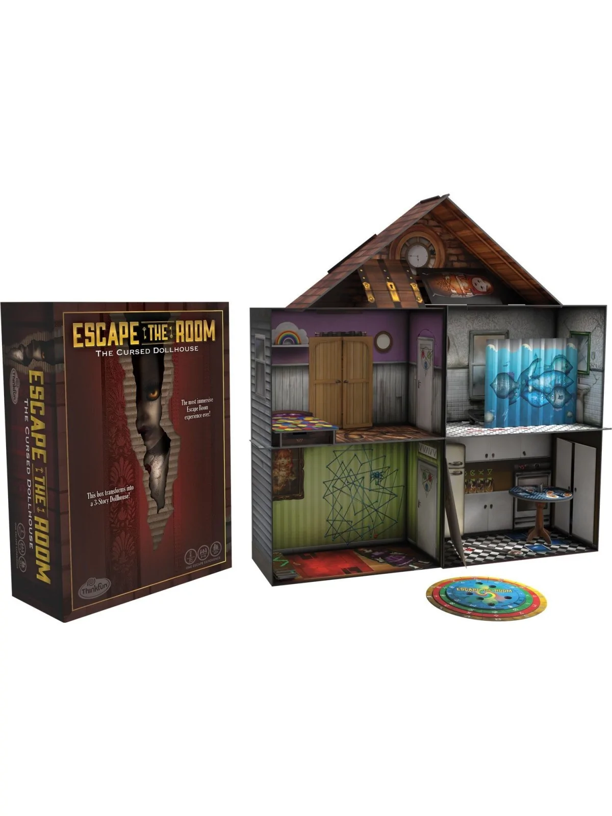 Escape the Room - La Casa de Muñecas Maldita de Thinkfun en Juegos de Tablero | La Cueva Roja