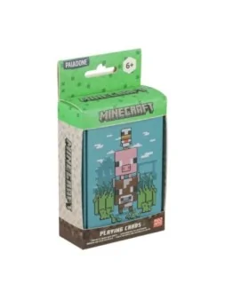 Baraja de Naipes Minecraft en Caja Metálica de Paladone en Juegos de Tablero | La Cueva Roja