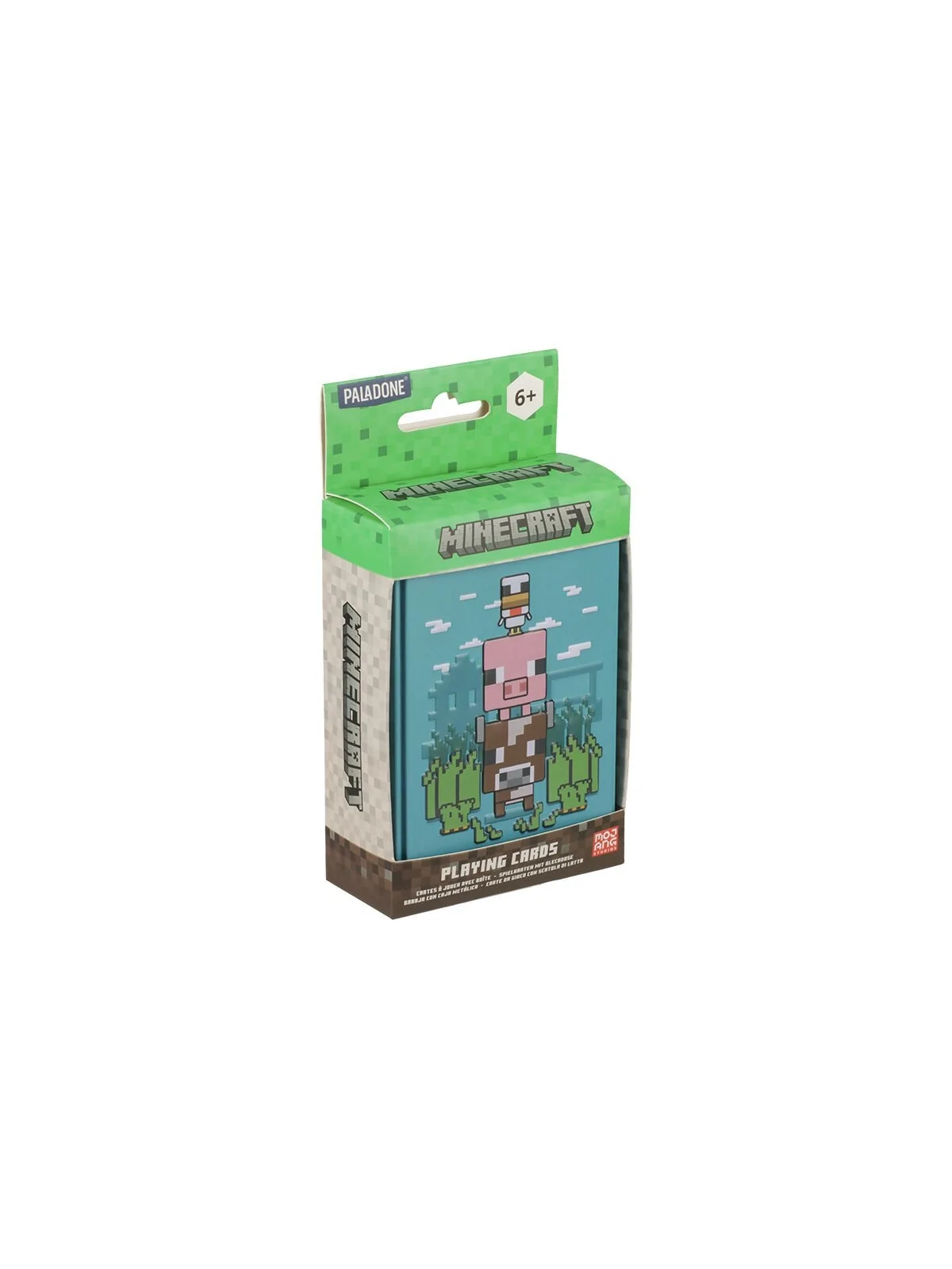Baraja de Naipes Minecraft en Caja Metálica de Paladone en Juegos de Tablero | La Cueva Roja
