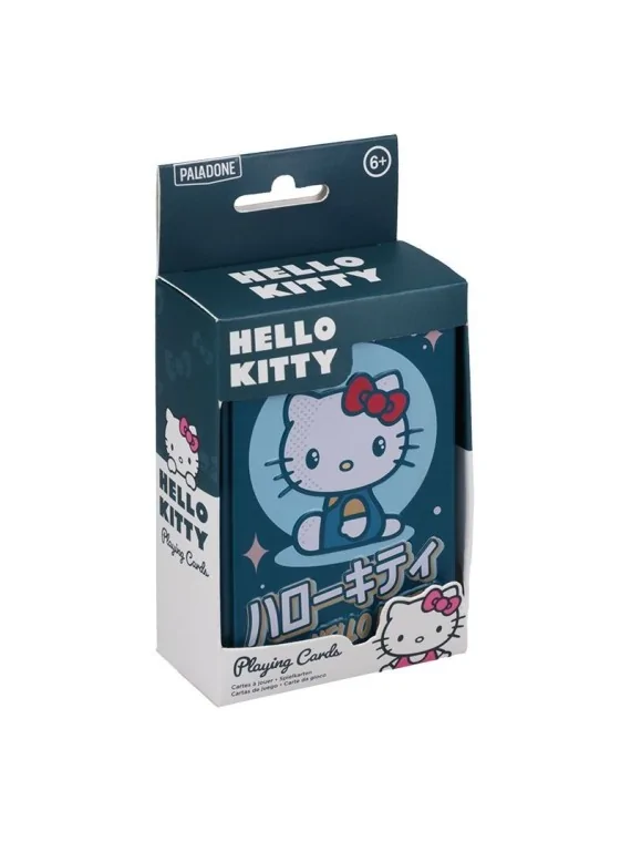 Baraja de Naipes Hello Kitty en Caja Metálica de Paladone en Juegos de Tablero | La Cueva Roja