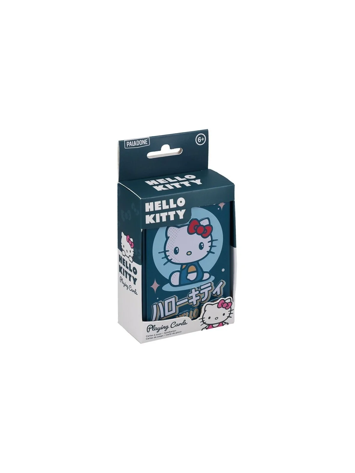 Baraja de Naipes Hello Kitty en Caja Metálica de Paladone en Juegos de Tablero | La Cueva Roja