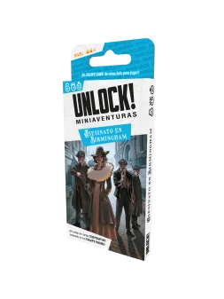 Unlock! Miniaventuras Asesinato en Birmingham de Space Cowboys en Juegos de Cartas | La Cueva Roja