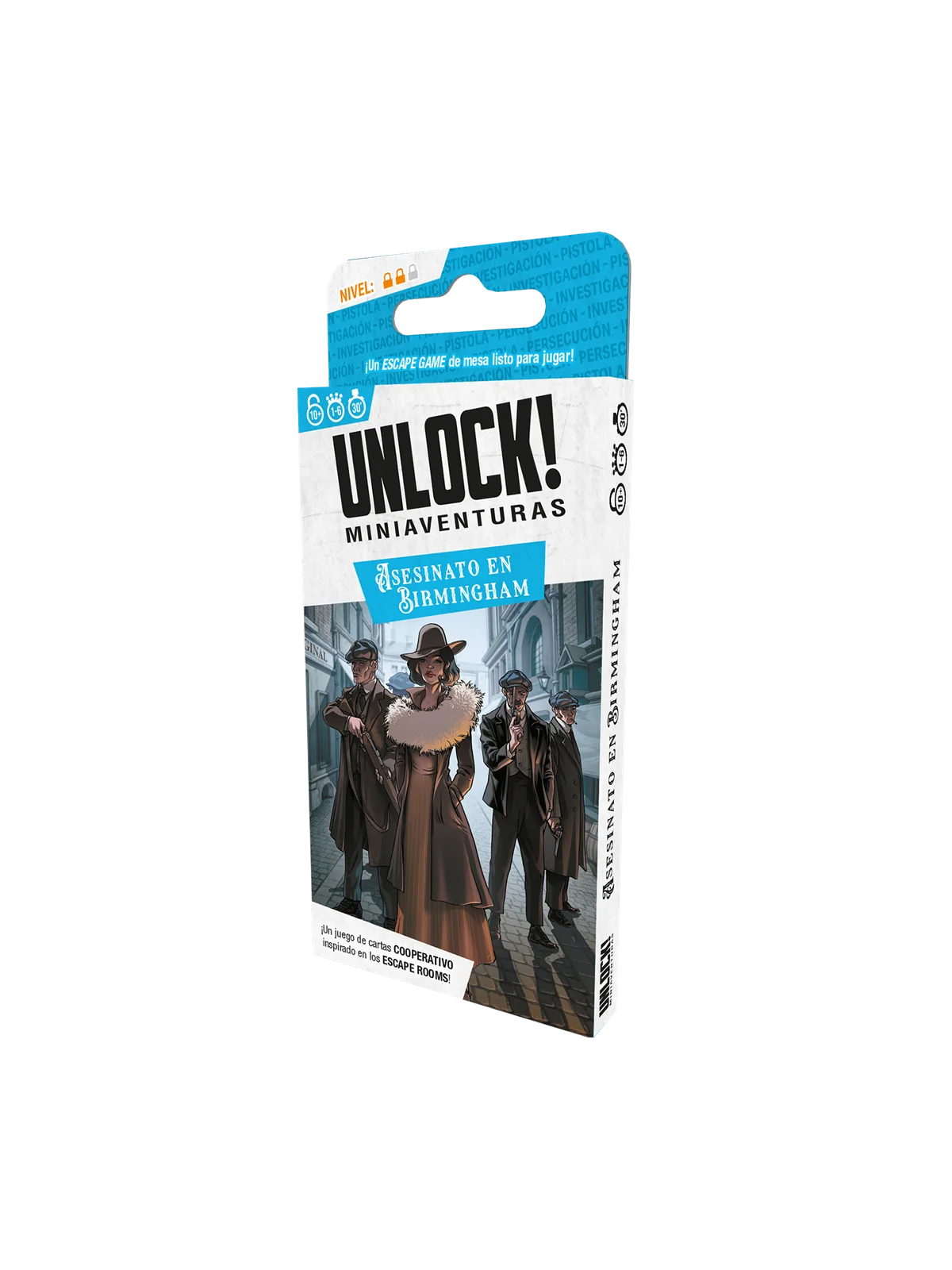 Unlock! Miniaventuras Asesinato en Birmingham de Space Cowboys en Juegos de Cartas | La Cueva Roja