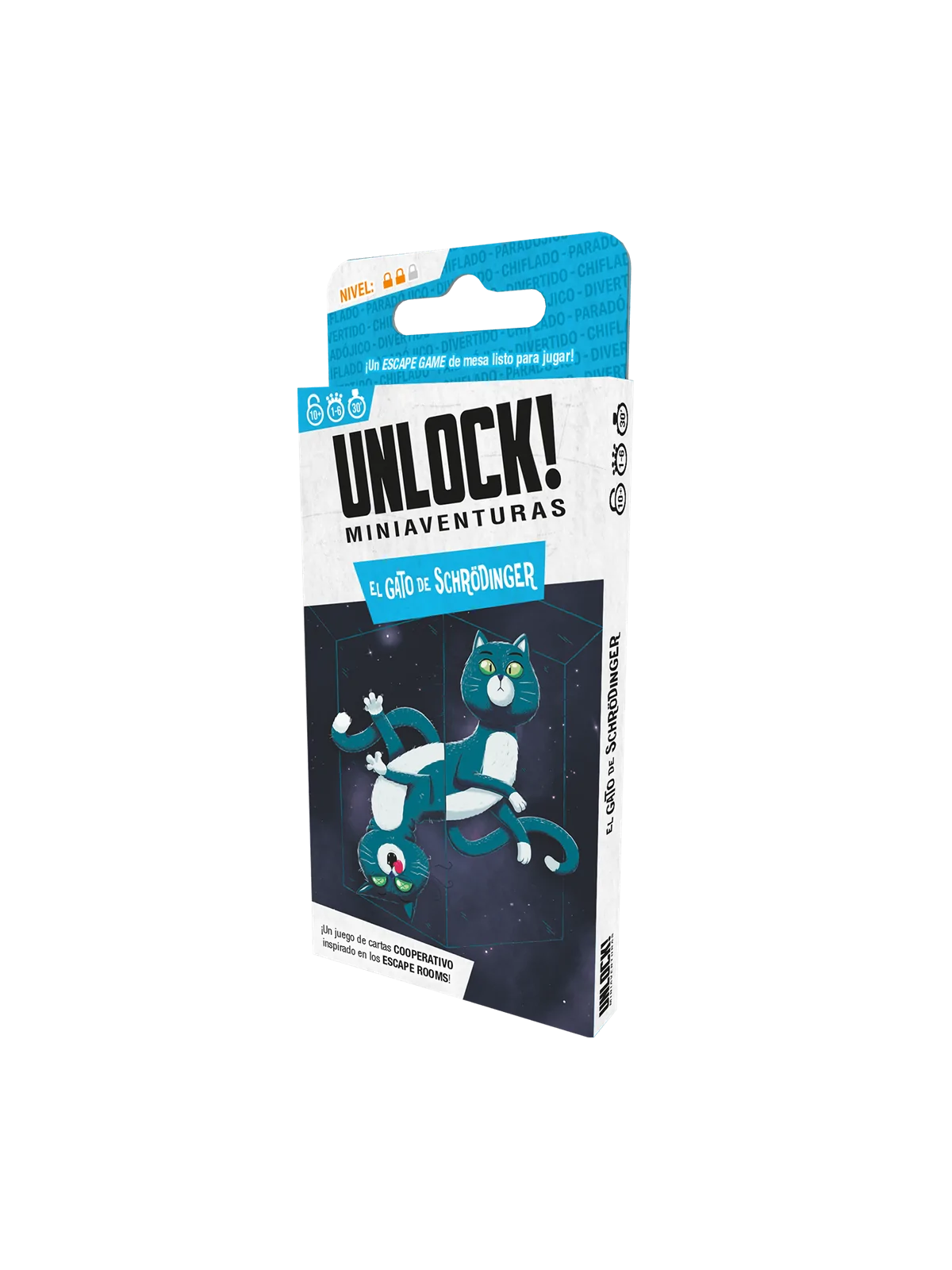 Unlock! Miniaventuras El Gato de Schrödinger de Space Cowboys en Juegos de Cartas | La Cueva Roja