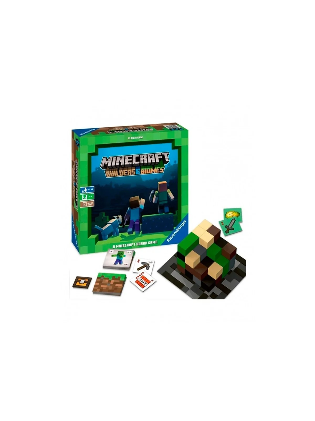 Minecraft Board Game: Builders and Biomes de Ravensburger en Juegos de Tablero | La Cueva Roja