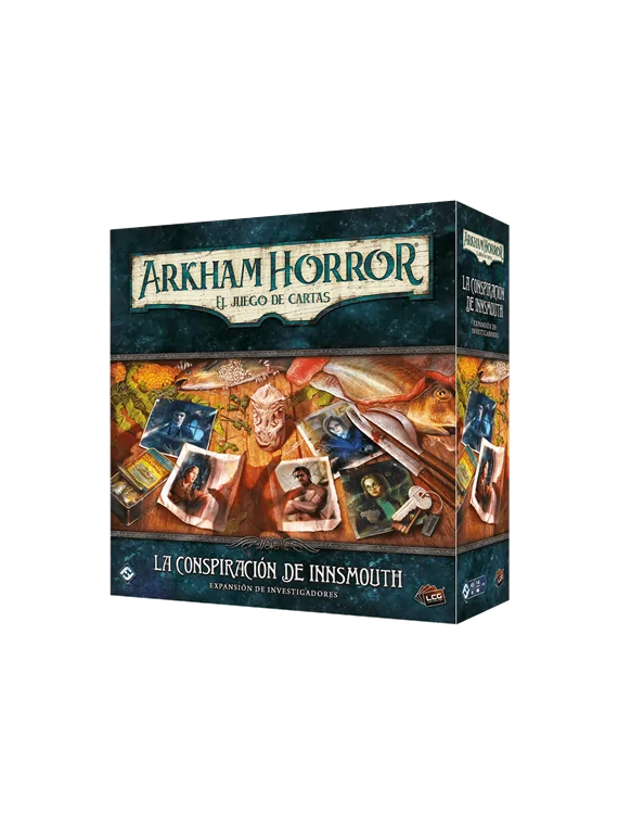Arkham Horror LCG: La Conspiración de Innsmouth Exp. Investigadores de Fantasy Flight Games en Juegos de Tablero | La Cueva Roja