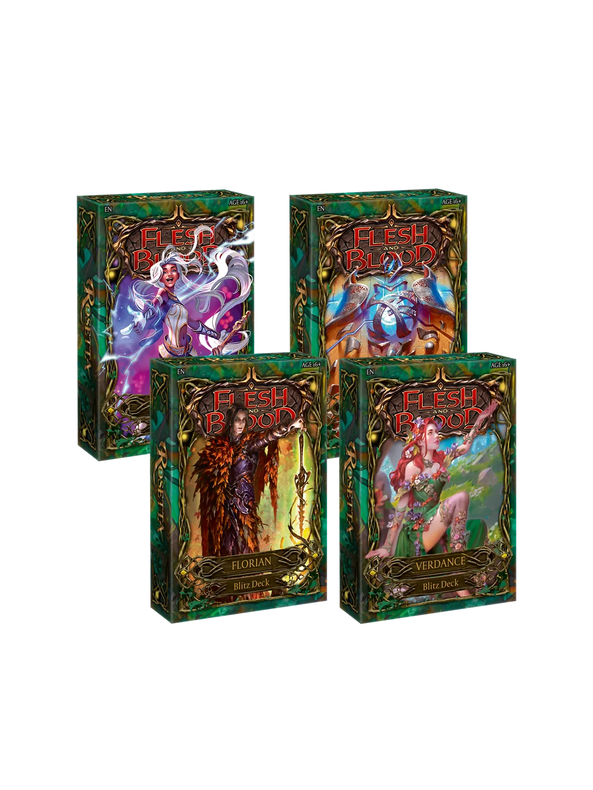 Flesh & Blood: Rosetta Blitz Deck Collection de Legend Story Studio en Flesh & Blood | La Cueva Roja