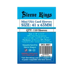 [8801] Sleeve Kings Mini USA Card Sleeves (41x63mm) de Sleeve Kings en Fundas | La Cueva Roja