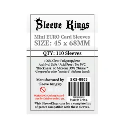[8803] Sleeve Kings Mini Euro Card Sleeves (45x68mm) de Sleeve Kings en Fundas | La Cueva Roja