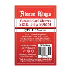 [8806] Sleeve Kings Yucatan Card Sleeves (54x80mm) de Sleeve Kings en Fundas | La Cueva Roja