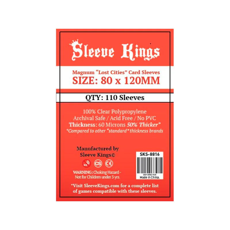 [8816] Sleeve Kings Magnum Dixit Card Sleeves (80x120mm) de Sleeve Kings en Fundas | La Cueva Roja