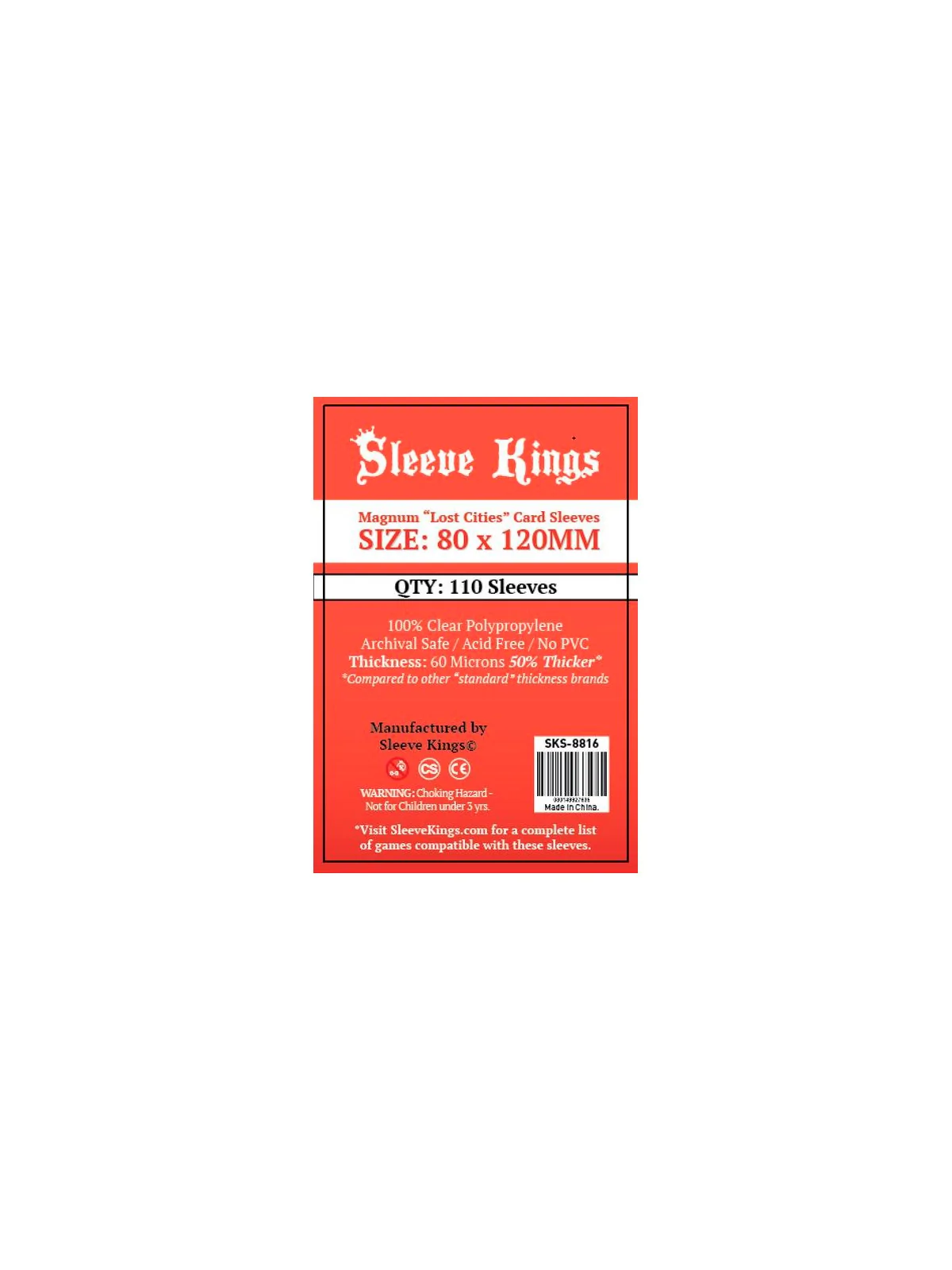 [8816] Sleeve Kings Magnum Dixit Card Sleeves (80x120mm) de Sleeve Kings en Fundas | La Cueva Roja