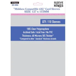 [8836] Sleeve Kings Middara Compatible 6XL Card Sleeves (127x153mm) de Sleeve Kings en Fundas | La Cueva Roja