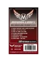 [7079] Mayday Games Premium Mini Chimera Game Sleeves Dark Red (Pack of 50) (43x65mm) de Mayday en Fundas | La Cueva Roja