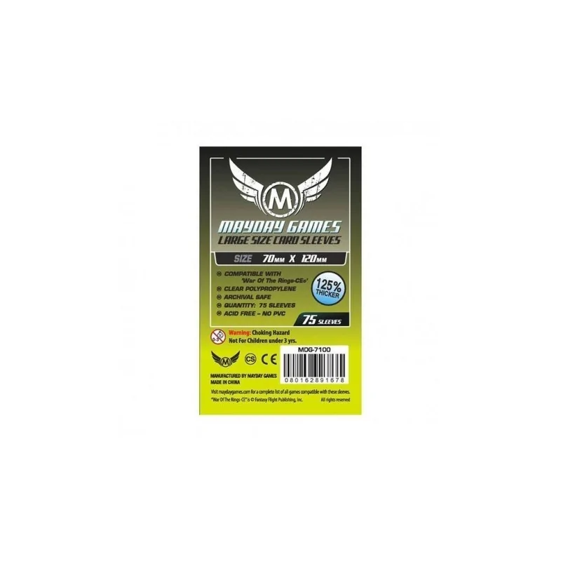 [7100] Mayday Games Special Order Custom WOTR-CE Sleeves (Pack of 75) (70x120mm) de Mayday en Fundas | La Cueva Roja