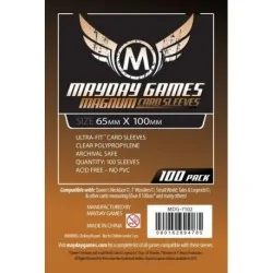 [7102] Mayday Games Magnum Copper Sleeves 7 Wonders (Pack of 100) (65x100mm) de Mayday en Fundas | La Cueva Roja