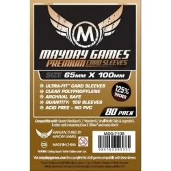 [7106] Mayday Games Premium Magnum Copper Sleeves 7 Wonders (Pack of 80) (65x100mm) de Mayday en Fundas | La Cueva Roja