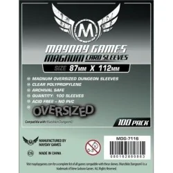 [7116] Mayday Games Magnum Oversized Dungeon Sleeves (Pack of 100) (87x112mm) de Mayday en Fundas | La Cueva Roja