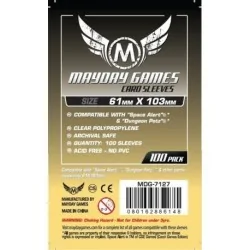 [7127] Mayday Games Magnum Space Card Sleeves Space Alert Dungeon Petz Size (Pack of 100) (61x103mm) de Mayday en Fundas | La Cu