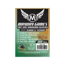 [7129] Mayday Games Custom Tiny Epic Kingdoms Sleeves (Pack of 100) (88x125mm) de Mayday en Fundas | La Cueva Roja
