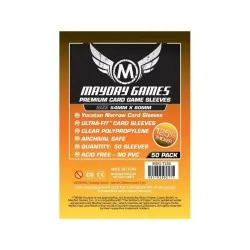 [7136] Mayday Games Premium Yucatan Narrow Card Game Sleeves (Pack of 50) (54x80mm) de Mayday en Fundas | La Cueva Roja