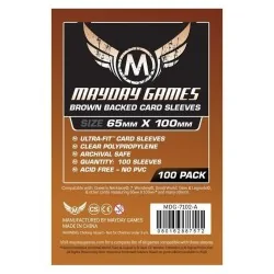 [7102A] Mayday Games Magnum Ultra-Fit 7 Wonders Brown Backed (Pack of 100) (65x100mm) de Mayday en Fundas | La Cueva Roja