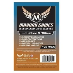 [7102B] Mayday Games Magnum Ultra-Fit 7 Wonders Blue Backed (Pack of 100) (65x100mm) de Mayday en Fundas | La Cueva Roja