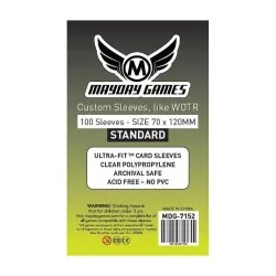 [7152] Mayday Games Tarot Card Sleeves (Pack of 100) (70x120mm) de Mayday en Fundas | La Cueva Roja