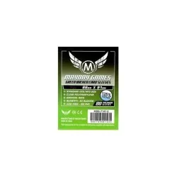 [7141E] Mayday Games Card Game Sleeves Green Backed (Pack of 80) (66x91mm) de Mayday en Fundas | La Cueva Roja