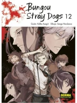 Bungou Stray Dogs 12 de Norma Editorial en Mangas | La Cueva Roja