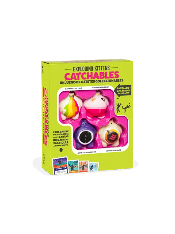 Exploding Kittens: Catchables Core Pack de Exploding Kittens en Juegos de Cartas | La Cueva Roja
