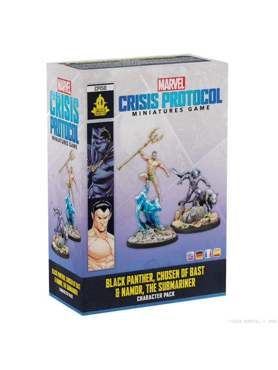 Marvel Crisis Protocol: Black Panther & Namor de Juegos en Juegos de Tablero | La Cueva Roja