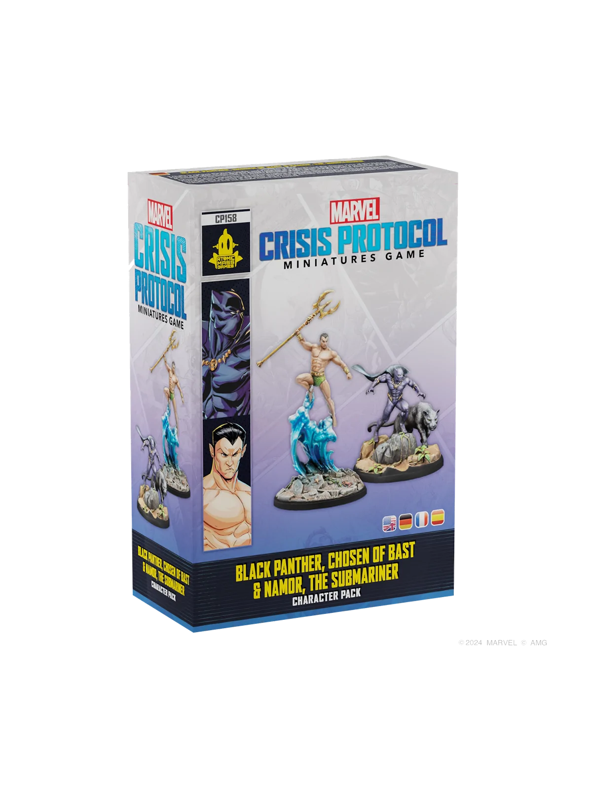 Marvel Crisis Protocol: Black Panther & Namor de Juegos en Juegos de Tablero | La Cueva Roja