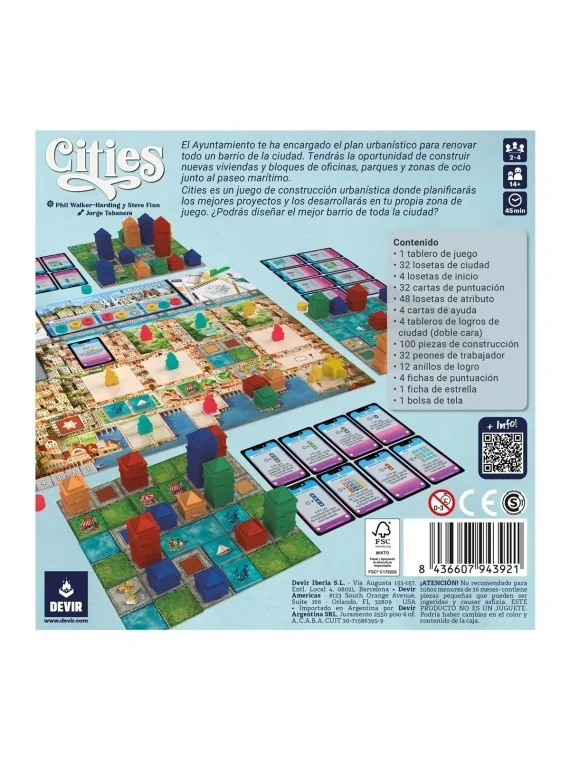 Cities de Devir en Juegos de Tablero | La Cueva Roja