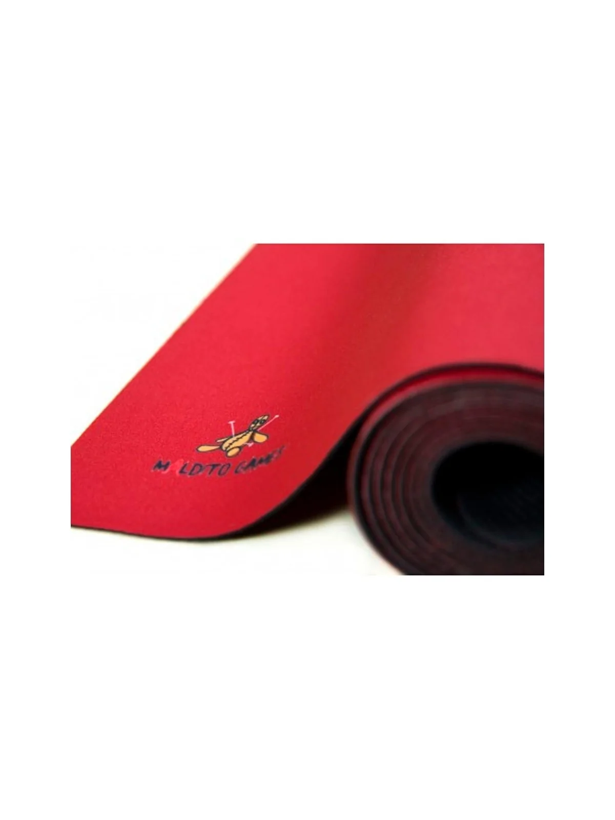 Tapete de Neopreno 140x80cm - Rojo Liso de Maldito Games en Tapetes | La Cueva Roja