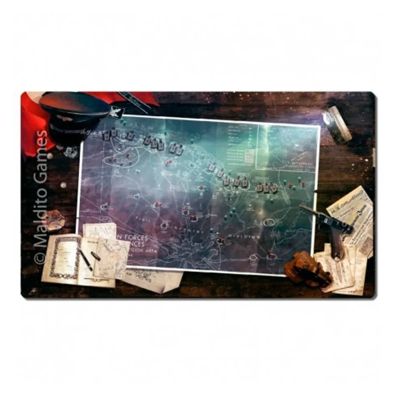 Tapete de Neopreno 140x80cm - WWII Alemán de Maldito Games en Tapetes | La Cueva Roja