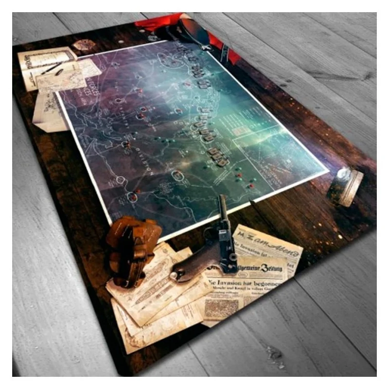 Tapete de Neopreno 140x80cm - WWII Alemán de Maldito Games en Tapetes | La Cueva Roja