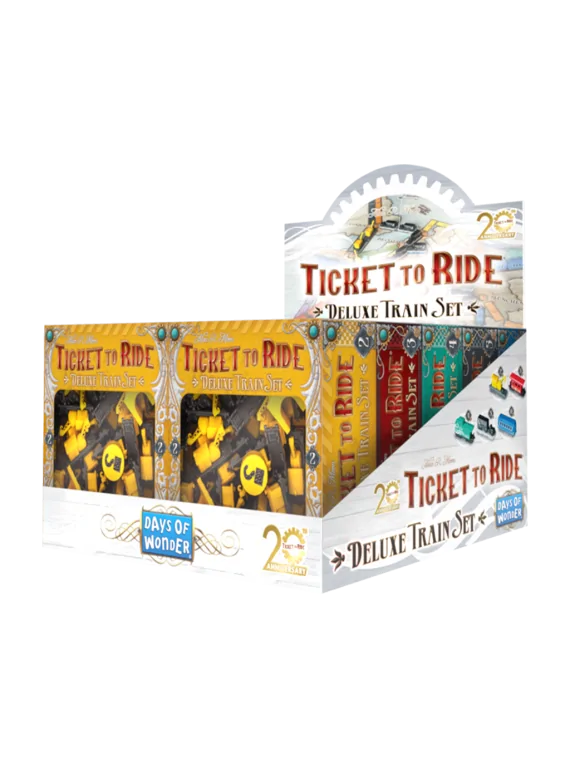 20th Anniversary Deluxe Train Set Display de Days of Wonder en Juegos de Tablero | La Cueva Roja