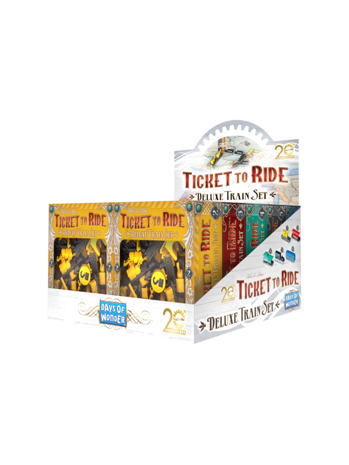20th Anniversary Deluxe Train Set Display de Days of Wonder en Juegos de Tablero | La Cueva Roja