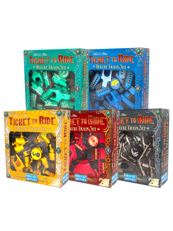 20th Anniversary Deluxe Train Set Display de Days of Wonder en Juegos de Tablero | La Cueva Roja