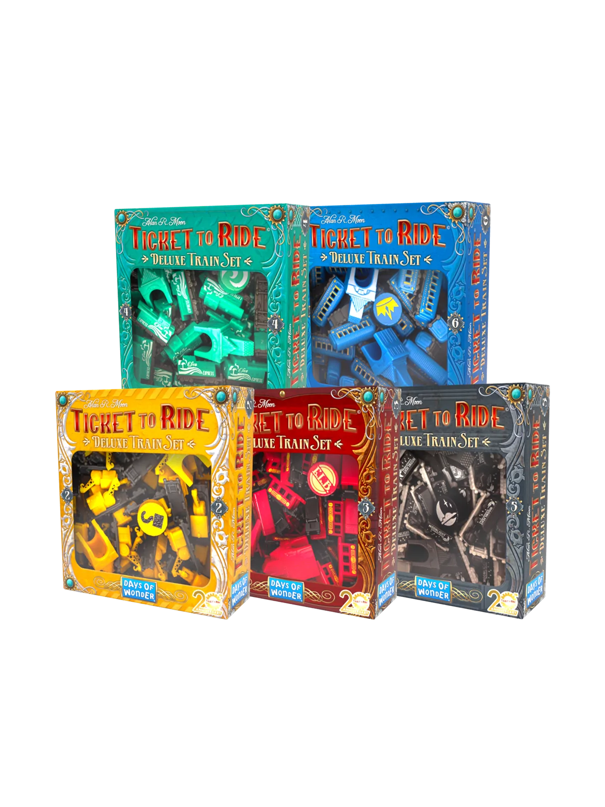20th Anniversary Deluxe Train Set Display de Days of Wonder en Juegos de Tablero | La Cueva Roja